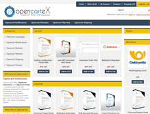 Tablet Screenshot of opencartex.com